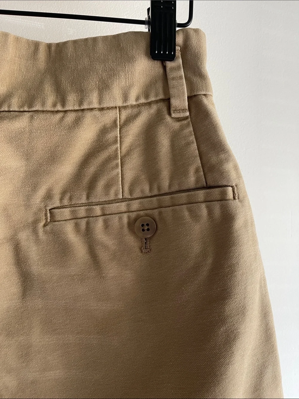 UNIQLO x Ines de la Fressange Tan Wide Leg Cotton Trousers French Girl Classic - Picture 8 of 16